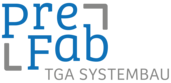 Logo des Unternehmens PreFab TGA, Systembau
