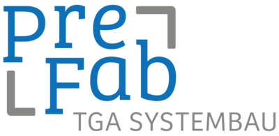 Logo des Unternehmens PreFab TGA, Systembau