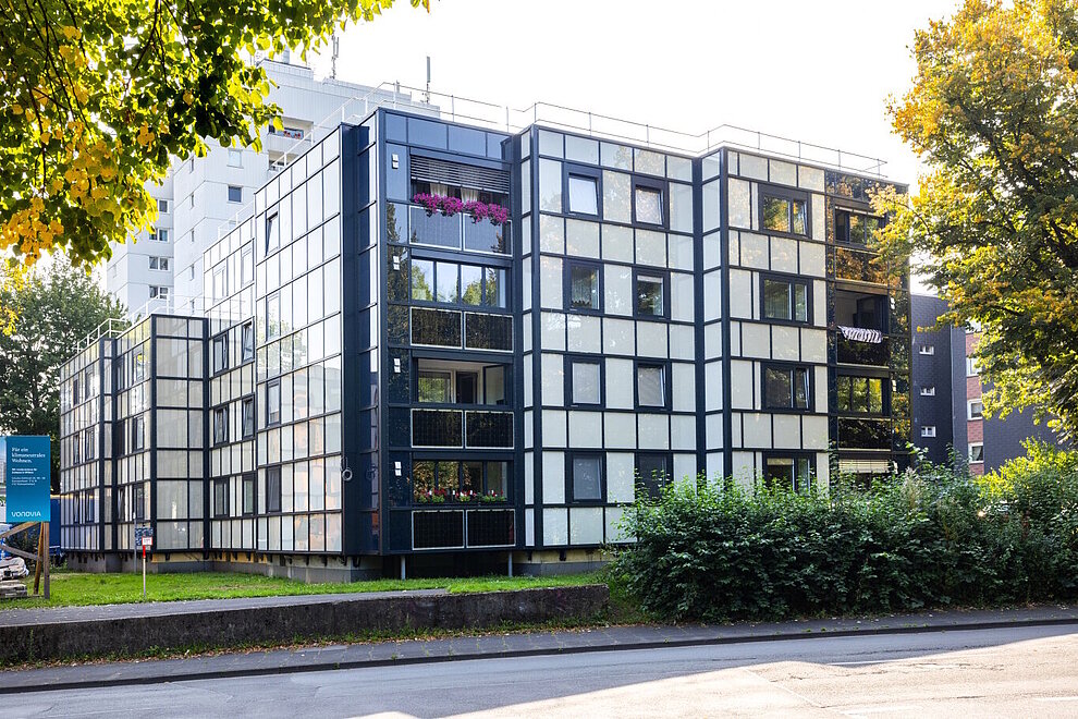 Mehrfamilienhaus nach Sanierung