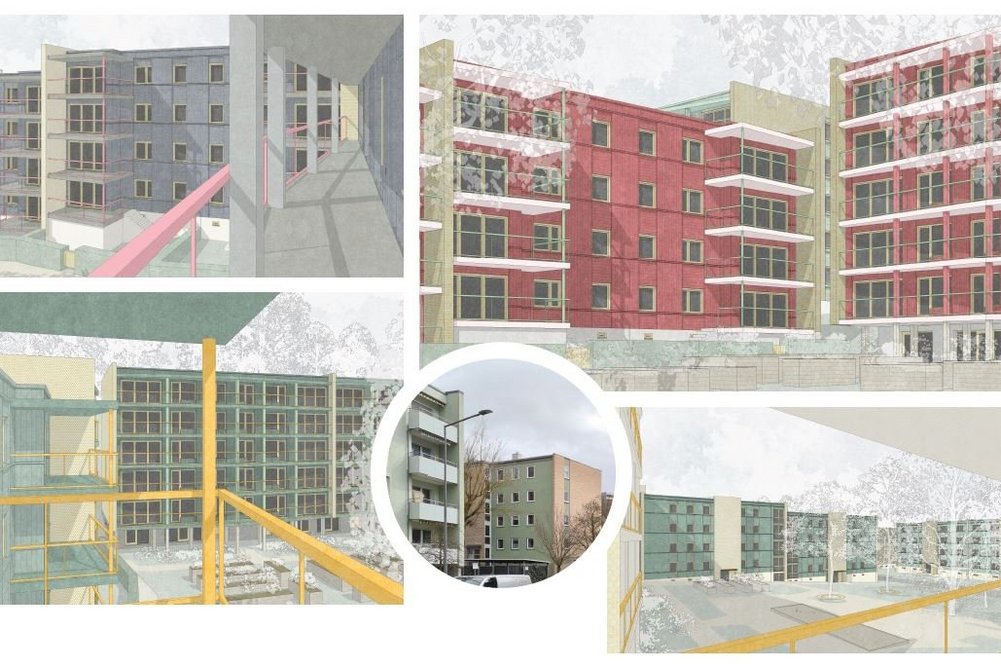 Grafik zur Sanierung Wohnquartier, Variantenvergleich
