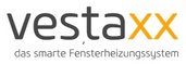 Logo des Unternehmens Vestaxx, das smarte Fensterheizungssystem