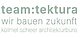 Logo des Unternehmens team:tektura, wir bauen zukunft