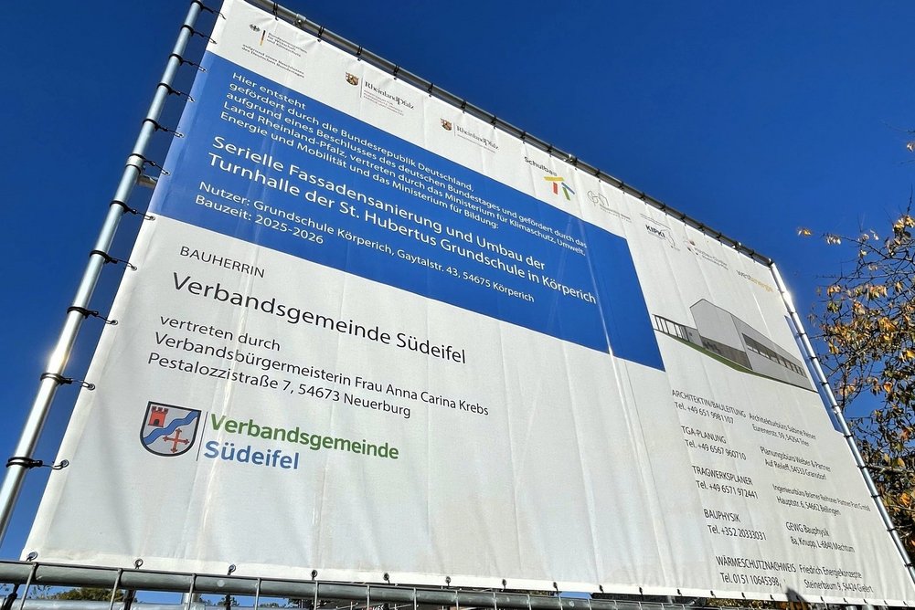 Bild zeigt Bauschild