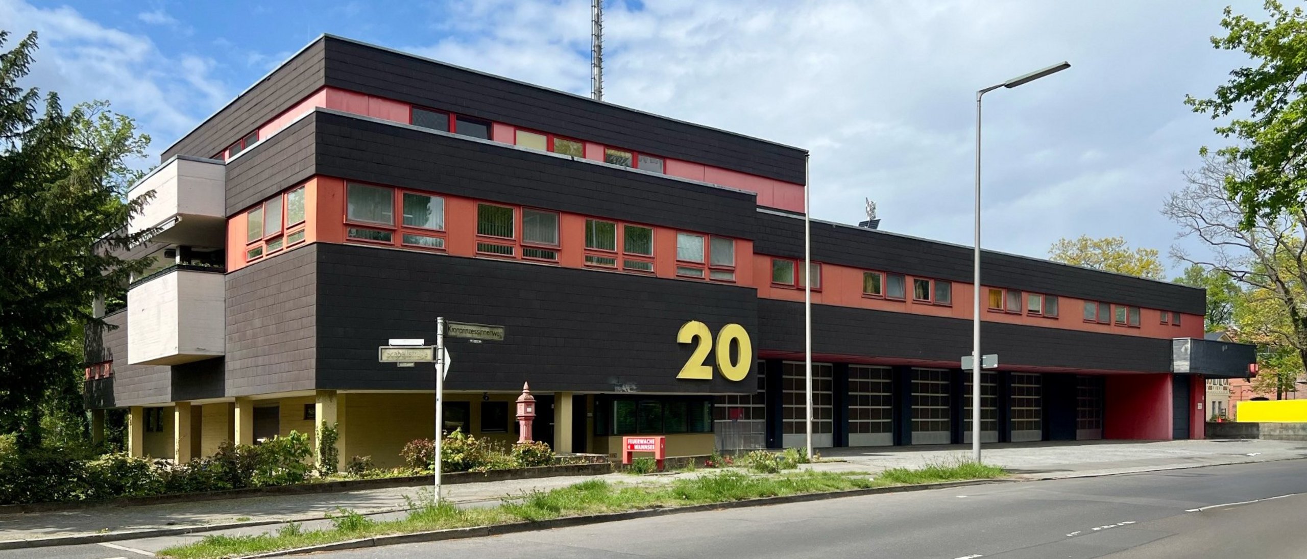 Feuerwache in Wannsee vor der anstehenden Sanierung