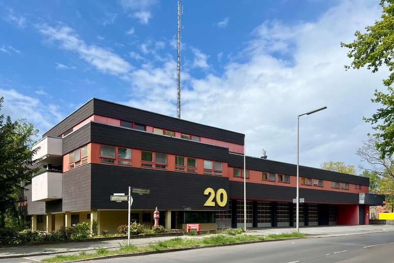 Feuerwache in Wannsee vor der anstehenden Sanierung