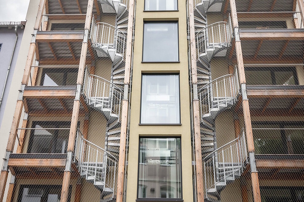 Treppenhaus außen
