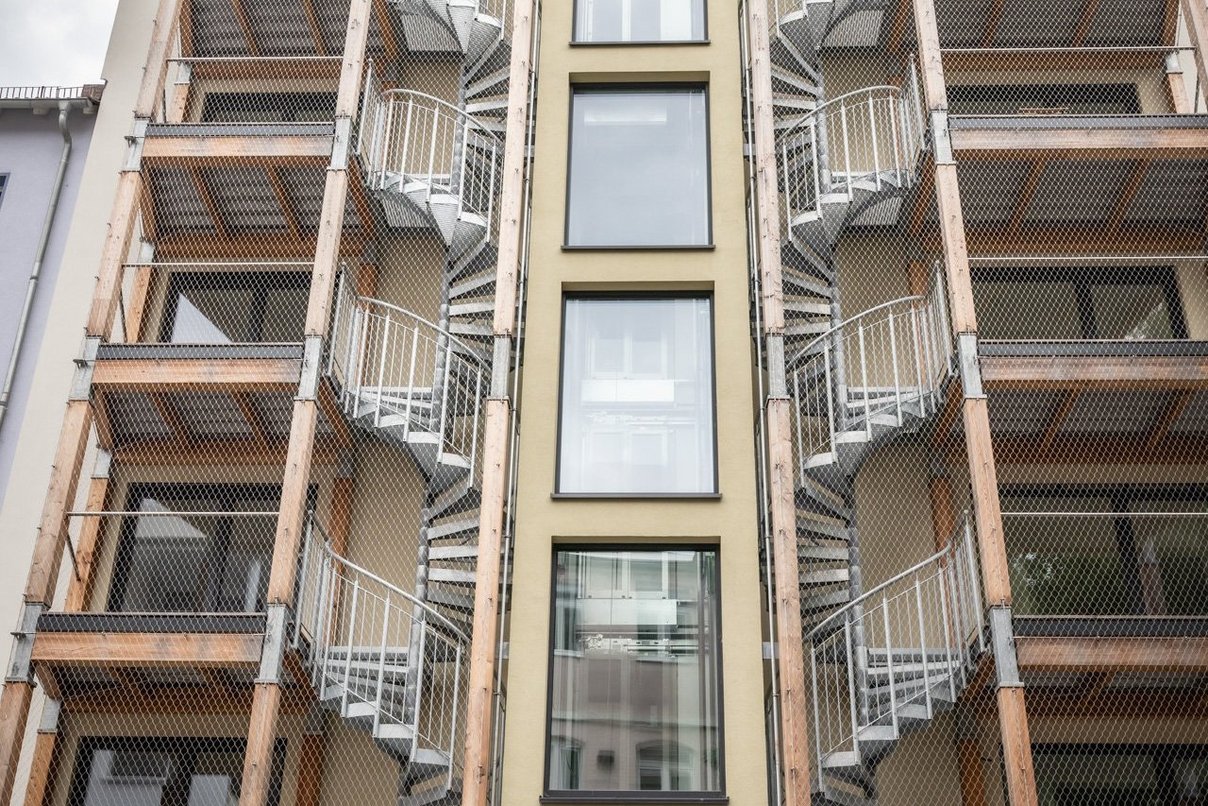 Treppenhaus außen