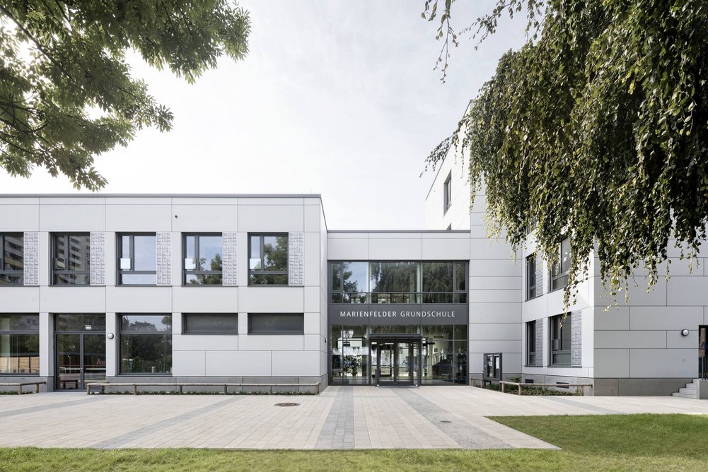 Die serielle Sanierung der Marienfelder Grundschule wurde 2019 fertiggestellt. MarienfelderGrundschule-04_web