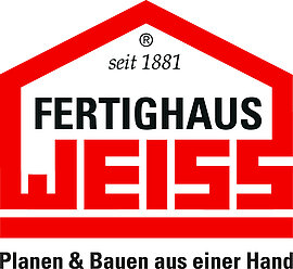 Logo des Unternehmens Fertighaus WEISS, Planen & Bauen aus einer Hand