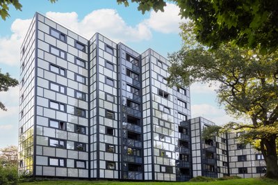 Mehrfamilienhaus 8-geschossig nach Sanierung